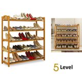 Shoe Rack Storage Wooden Natural Materials jolwoo5