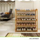 Shoe Rack Storage Wooden Natural Materials jolwoo5