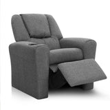 Kids furniture Children Room Items Recliner Chair Grey Linen Soft Sofa Lounge Couch Children Armchair
