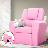 Kids furniture Children Room Items Recliner Chair Pink PU Leather Sofa Lounge Couch Children Armchair