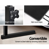 Desk adjustable Modern Portable Wheels stand-work changing positions Sit Or Stand
