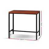 Table Durable designs Tall and Modern Pine Wood Metal Frame