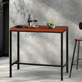 Table Durable designs Tall and Modern Pine Wood Metal Frame