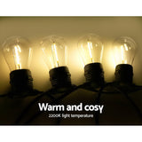 Christmas Decor Christmas Lights 14m LED Festoon String Lights 10 Bulbs Kits