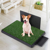 Toilet Pet Dog Pad Training Pet Puppy Indoor Toilet Artificial Trainer Portable (IDRO)