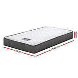 Bed Mattress size SINGLE system Spring Bed Mattress 16cm Thick – Single