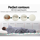 Mattress Topper King Memory Foam Mattress Topper w/Cover 8cm - King