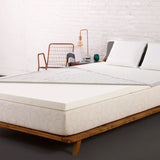 Mattress Topper King Memory Foam Mattress Topper w/Cover 8cm - King