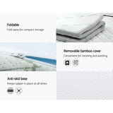 Mattress TopperQueen Bedding Cool Gel Memory Foam Topper w/Bamboo Cover 5cm - Queen