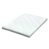 Mattress Topper double Bedding Cool Gel Memory Foam Topper w/Bamboo Cover 8cm - Double