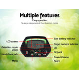 Metal Detector Waterproof  Deep Sensitive Searching Gold Digger Treasure Hunter LCD Shovel Sand Scoop