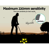 Metal Detector Waterproof  Deep Sensitive Searching Gold Digger Treasure Hunter LCD Shovel Sand Scoop