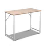 Desk Practical Table portable Metal Desk - White