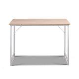 Desk Practical Table portable Metal Desk - White