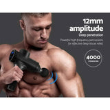 Massage Device Electric Massager Vibration 6 Heads Muscle Therapy Percussion Tissue Batter Rechargable