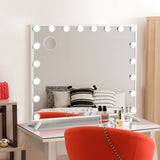 Mirror with Lights Dimmable 65cm x 80cm Wall Mirrors