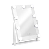 Mirror LED Standing Makeup Mirror - White