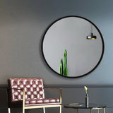 Mirror 80cm Frameless Round Wall Mirror