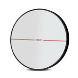 Mirror 90CM Wall Mirror Bathroom Makeup Mirror Round Frameless Polished