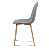 Chairs Set x 4 Dining Chairs as set of four - Light Grey