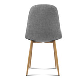 Chairs Set x 4 Dining Chairs as set of four - Light Grey