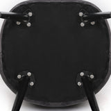 Chairs set x 2 Velvet Modern Dining Chairs  Set of two Velvet  - Dark Grey