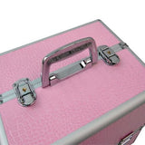 Pink Durable Alumium Case For Beauty