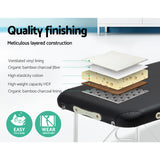 Portable Massage Table 2 Fold Aluminium Massage Table - Black