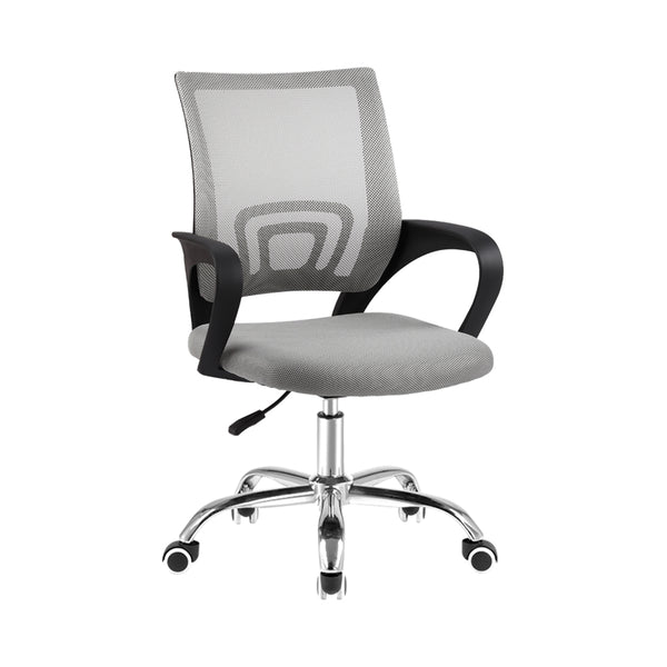 Chair Office Chair Gaming Chair Computer With Mesh Chairs Mid Back In Grey