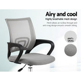 Chair Office Chair Gaming Chair Computer With Mesh Chairs Mid Back In Grey