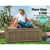 Bench Wooden Storage 106cm x 60cm x 51.5cm Seat and Store Box with Lid
