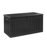 Storage Box Storage 109cm Container Garden Toy Indoor Tool Chest Sheds 270L Black