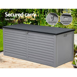 Storage Box Storage 146.5cmx65cmx54 Bench Seat Indoor Garden Toy Tool Sheds Chest