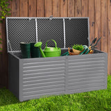 Storage Box Storage 146.5cmx65cmx54 Bench Seat Indoor Garden Toy Tool Sheds Chest