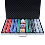 Cards Chips Poker   Chip Set 1000PC Chips Casino chips Gambling accessories Dice Cards