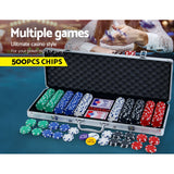 Poker Chips Cards Chips Set 500PC Chips Casino Gambling chips Dice Cards