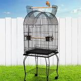 Cage big sizes for pets birds parrots with Perch - Black