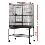 CAGE Bird Cage  Aviary 137CM Large with Stand Budgie Parrot Pet Cages