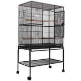 CAGE Bird Cage  Aviary 137CM Large with Stand Budgie Parrot Pet Cages