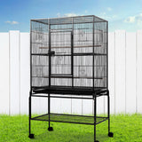 CAGE Bird Cage  Aviary 137CM Large with Stand Budgie Parrot Pet Cages