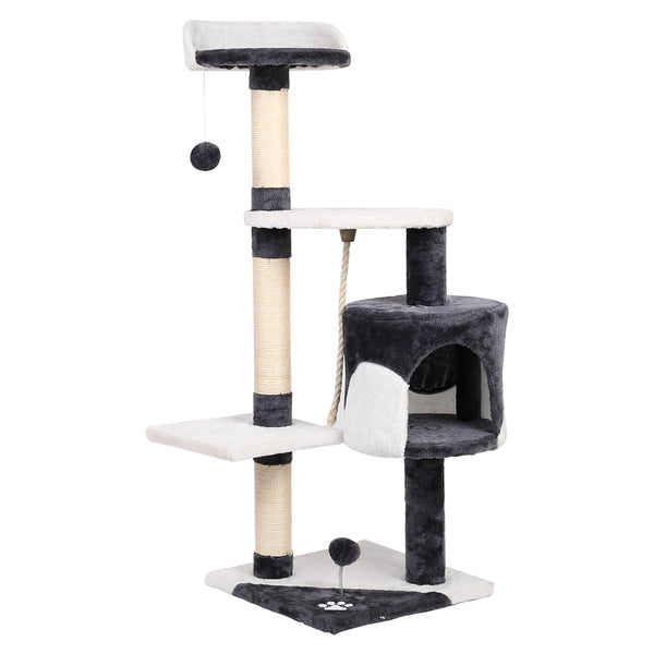Pet 111 cm Tall Cat Kitten fun area Tree for playing Scratching, climbing Post Tower scratcher