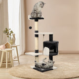 Pet 111 cm Tall Cat Kitten fun area Tree for playing Scratching, climbing Post Tower scratcher