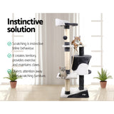 Pet 111 cm Tall Cat Kitten fun area Tree for playing Scratching, climbing Post Tower scratcher