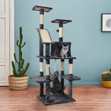 Pet 170 cm Tall Cat Kitten fun area Tree for playing Scratching, climbing Post Cat Tower scratcher