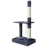 Pet play Area 102cm Scratching Tower pet fun Grey Post scratcher