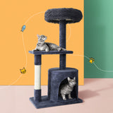 Pet play Area 93cm Scratcher Tower pet funHouse Grey