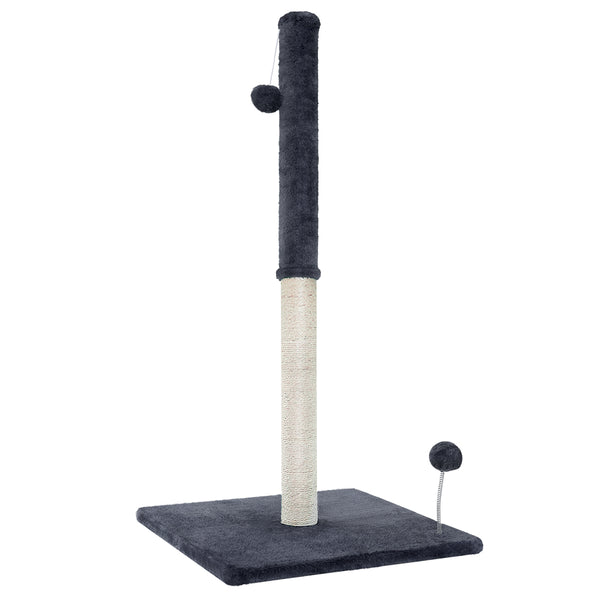 Pet play Area 104 cm Scratcher Tower pet fun toys Grey scratcher