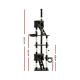 Pet 259cm Tall Cat Kitten fun area Tree for playing Scratching, climbing Post Tower scratcher