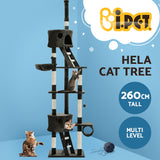 Pet 259cm Tall Cat Kitten fun area Tree for playing Scratching, climbing Post Tower scratcher