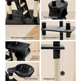 Pet 259cm Tall Cat Kitten fun area Tree for playing Scratching, climbing Post Tower scratcher